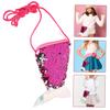 GALPADA Cute Sequin for Boys and Girls Small Shoulder Pu Leather Handbag Glitter for Party Daily view 3