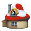 Collectible figurine Moneybox Plastoy The Smurfs, the Mushroom House (080201) view 1