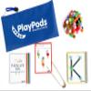 PlayPods Playing with Poms - Busy Bag - Grab and Go - Fine Motor Alphabet Activity view 1