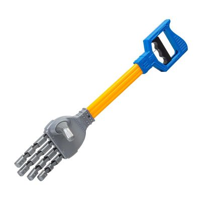 zhongheng Five-Claw Robot arm Enlarged Hand-Pulled Lazy Pliers Garbage Clip Creative Toys Educational Toys Garbage Pickup Tool, Yellow
