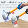 zhongheng Five-Claw Robot arm Enlarged Hand-Pulled Lazy Pliers Garbage Clip Creative Toys Educational Toys Garbage Pickup Tool, Yellow view 4