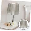 ABOOFAN Floor Light Covers Light Fixtures Silk Ribbon Lampshade Lamp Shades Lamp Shade Replacement Grey Light Shades Bedside Lamp Shade E14 Ceiling Floor Lamp Snow Gauze Belt view 4