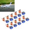 10Pcs Servo Motor DIY Airplane Remote Control Module SG90 for Compatible with JR and FUTABA Interfaces for Experimental Testing view 2