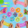 Crystal Clear Slime Kit with 36 Add-ins & 17 FL OZ Premade Base - DIY Rainbow Slime Making Kit in Bucket for Kids, Gift for Girls and Boys Ages 8-12, Party Favors for Birthday, Easter, Halloween view 2