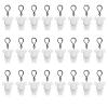 RJRAMZ White Fluid Bear Keychain,DIY Violent Bear Models for Drawing and Painting Graffiti Toys Gift for Birthday Valentines (2inch-24 pcs) view 1