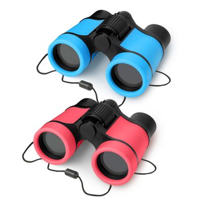 DR. ANISON Binoculars for Kids Toy Binoculars Set for Age 3-12 Years Old Boys Girls Outside Play, Bird Watching, Camping, Educational Learning, Birthday Presents