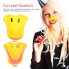 ABOOFAN Duck Nose Costume - 4pcs Duck Bill Beak Nose Bill Masks Animal Snout Animal Mask Fancy Masquerade Masks Costumes Accessory for Cosplay view 2