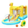 (2026 New) JOYMOR Water Slide Bounce House w/Ball Pit, Slide, Sprinklers, Toddler Bounce House Castle Indoor Outdoor, Inflatable Water Slide for Kids 3-6 (Air Blower, Carrying Bag Included) view 1