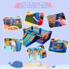 AirMyFun Inflatable Bounce House, Bouncy House with Double Slide,Jumping Bouncing House, Bounce Castle for Kids Indoor Outdoor, Playhouse with Basketball Rim, Pitching Game view 3