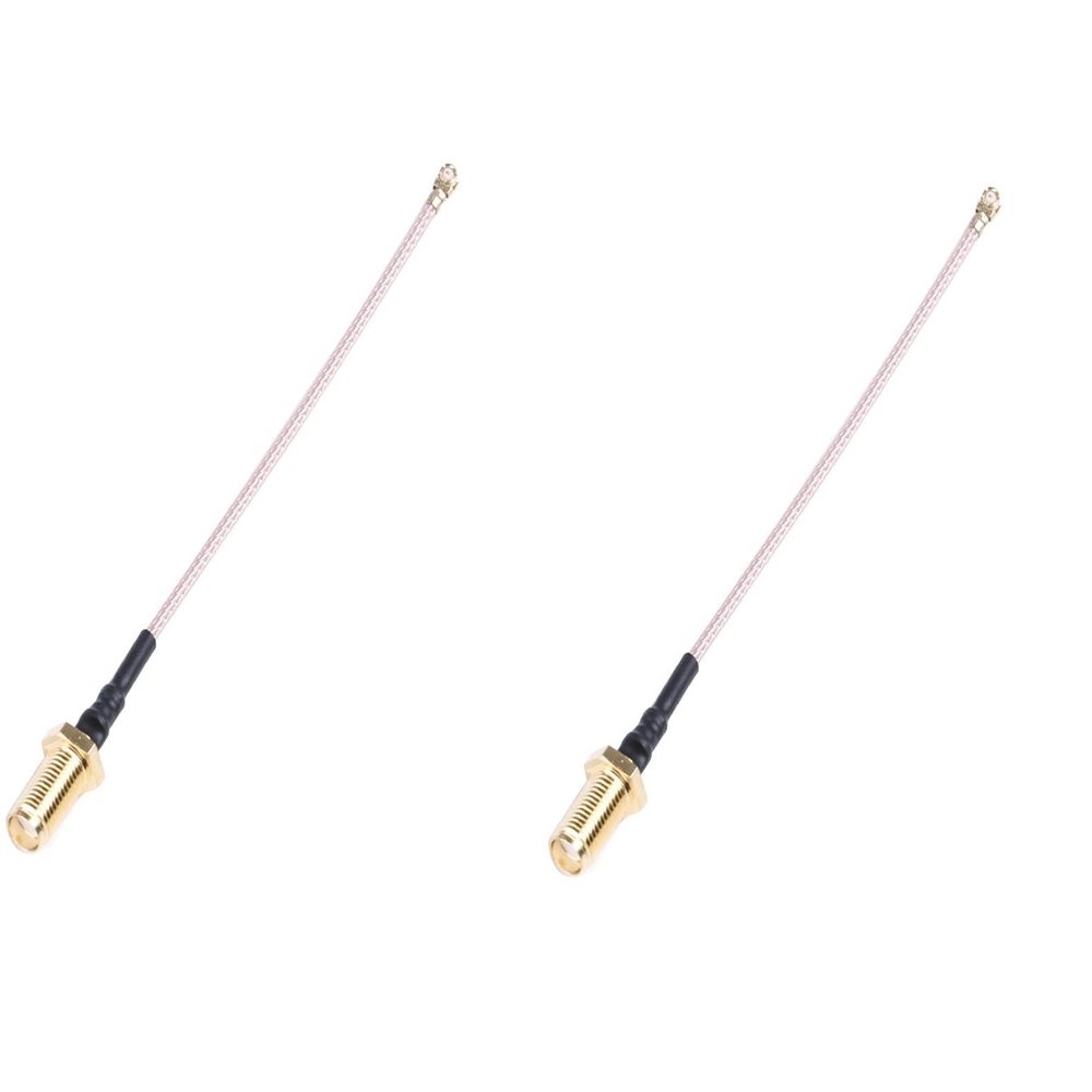 VERBANA 2 pcs FPV Drone Antenna UFL to SMA Female Antenna Adapter Cable 80mm Kit Spare Part for FPV Racing Drone Accessories Part