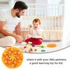 VICASKY Educational Boys and Girls Cutting Toys Pizza Cutting Toy Set for Boys and Girls Safe Abs Material Play Kitchen Toy 6 Pieces Random Style view 3
