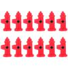 Yardwe Traffic Road Fire Hydrant Models 12 Pieces Miniature Fire Hydrant Cognitive Toys Resin Craft for Dollhouse Fairy Garden Micro Landscape Decoration 1.25 Inch view 1