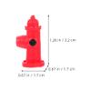Yardwe Traffic Road Fire Hydrant Models 12 Pieces Miniature Fire Hydrant Cognitive Toys Resin Craft for Dollhouse Fairy Garden Micro Landscape Decoration 1.25 Inch view 3