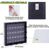 JOYMOMO Minifigure Display Case Collectible Shadow Box Buildable Wall for 28 Figure Display Case (Figures Not Included) (Black) view 2