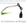 Blomiky 2 Pack 9.6V 200mA NiCD/NiMH Male Standard Tamiya USB Charge Cable for RC Cars Monster Trucks /9.6V Tamiya USB 2 view 2