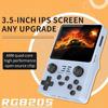 AIUOUS RGB20S Handheld Retro Game Console Pow Kitty Handheld Arcade Game with Built-in 16+64G Card & 15000 Games, 3.5 Inch IPS Screen Game Player (Blue) view 3