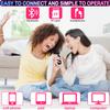 Mini Karaoke Machine for Kids & Adults, Kids Toys for Girls & Boys Gifts, Bluetooth Speaker with 2 Wireless Microphone for Kids Adults Toddler Girls Home Party Birthday Gifts Black view 4