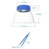 Bug Catcher 5X Magnifying Insect Observation Kit Built-in 7cm Ruler with 2 Slant Tweezers Bug Viewer Cage for Kids Science Nature Exploration (2 Pack Blue) view 3