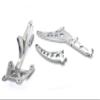 KEBEILEE CNC Alu Front Chassis Brace Top Plate&Rear Chassis Support Brace for LOSI DBXL-E2.0 1:5 (Silver) view 2