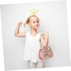 LIFKOME 1pc Fashion Sequin Crossbody Bag for Girls Portable Storage Purse for Boys and Girls for Jewelry Toys Snacks and Daily Use Pink view 2