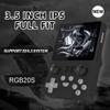 AIUOUS RGB20S Handheld Retro Game Console Pow Kitty Handheld Arcade Game with Built-in 16+64G Card & 15000 Games, 3.5 Inch IPS Screen Game Player (Black) view 3