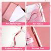 CAGIE Diary with Lock for Girls, A5 Password Refillable Lined Journal Kit Locked Diary, Cute Stuff Christmas Birthday Gifts for Girls 6 7 8 9 10 11 12 13 14 Year Old Girl Toys, Teen Girl Gifts, Pink view 3