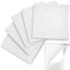 Pokiiulk Classic Baseplates, Peel and Stick Base Plates for Building Bricks, Compatible with Major Brands, Self-Adhersive Base for Bricks 10" x 10", 6 Pack White view 1