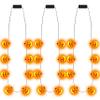 JOYIN 3 Pcs Halloween LED Necklace Pumpkin Shaped Jack o' Lantern Glowing Necklaces for Halloween Party Favor and Supplies, Party Costume Accessory Supplies view 1