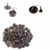 KKlewu Pin Badge Fastener Pin Batch Part, Butterfly Tack, Butterfly Tack Pins, Copper Horse Needles, Removable, 240 Sets (Small Needle Base 0.2 inch (4 mm) Set of 120 + Large Needle Base 0.4 inch (10 view 2