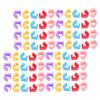 COLLBATH 500pcs Balloon Clips Balloon Ties for Party Decorations Easy Use Sealing Clips for Weddings Birthdays and Celebrations Plastic Buckles view 1