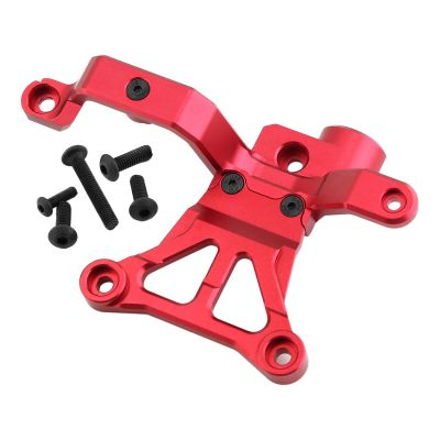 kingsea Front Steering Bellcrank Support 7746 Aluminum Alloy Steering Bellcrank Support Upgrade Part Compatible with 1/5 Traxxas X-Maxx 6S 8S Monster Truck, Red