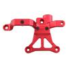 kingsea Front Steering Bellcrank Support 7746 Aluminum Alloy Steering Bellcrank Support Upgrade Part Compatible with 1/5 Traxxas X-Maxx 6S 8S Monster Truck, Red view 3