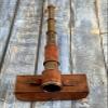 16" Brass Nautical Antique Style Marine Pirate Spyglass Telescope W/Leather Box view 3