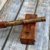 16" Brass Nautical Antique Style Marine Pirate Spyglass Telescope W/Leather Box view 4