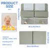 2Pcs Bath Kneeler and Elbow Rest Set Baby Bath Kneeling Pad, Washable Comfortable Foam Bath Kneeling Pad, Anti-Slip Bath Tub Elbow Pad with 4 Organizer Pockets, for Toddler Bathroom view 2