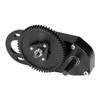 YSKMLOLP SCX10 Gearbox,1/10 RC Car Transmission Gearbox, 2Low Transmission Overdrive Gearbox for 1/10 RC Crawler SCX10 II Capra LCG Cheater Rigs Built(Black) view 3
