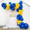 100PCS Blue Yellow Balloon Garland Arch Kit for Graduation Party Birthday Baby Shower Balloons Bouquet Decorations view 1