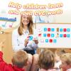 Kasfalci Magnetic Letters & CVC Word Games, Phonics Games, Alphabet Learning Toys, Refrigerator Fridge ABC Magnets for Kids, Speech Therapy Toys for Toddler, Spelling Reading for Preschool Classroom view 2