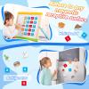 Kasfalci Magnetic Letters & CVC Word Games, Phonics Games, Alphabet Learning Toys, Refrigerator Fridge ABC Magnets for Kids, Speech Therapy Toys for Toddler, Spelling Reading for Preschool Classroom view 3