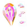 COLLBATH 12pcs Crystal Chandelier Prisms Hanging Pendants for Light Decoration Home Decor Wedding Ornaments Rainbow Reflective Design for Stunning Effects view 2