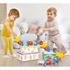 Quercetti: Migoga Pipe - 30pc Colorful Ball Marble Run Toy, Track & Path Building, Tube Connecting, Free Play Construction Playset, Toddlers & Kids 2+ view 3