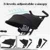 4 in 1 Toddlers Strollers pram for Age 18 Months to 5 Years Old,Kids trikes with Canopy and Parent Handle,Stable 3-Wheels Ride-on tricycles,Foam Wheel/Titanium Wheel (astronaut titanium wheel) view 4