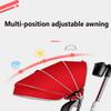 4 in 1 Toddlers Strollers pram for Age 10 Months to 5 Years Old,reversible seat kids trikes with parent push handle and canopy,3-Wheels Ride-on tricycles,kids trolley cart with headlight (White titan view 3
