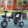 Toddler Push Trike with Parent Handle,Children's Stroller with Rear seat for 2-5 Years Old,Riding Pedal tricycles with Rear Bag,Rear Wheel with Foot Brakes (Black) view 2