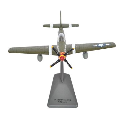 DAGIJIRD Simulation 1:72 Alloy Aircraft Model Alloy P51 Mustang Fighter Aircraft Model Military Plane Model