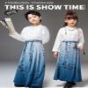 2-Piece Girl's Dance Hanfu Dress for Boys Chinese Tang Suit Dress Performing Costumes Hanbok for Kids view 2