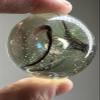 Toe Breaker 50mm (2") Polar Bear Brown/White Wire Pull Marbles Glass view 3