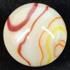Toe Breaker 50mm (2") Gelato White Swirl Marbles Glass Toebreaker Huge view 1