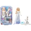 Disney Frozen Elsa & Olaf Adventures With Elsa Doll, Olaf Figure, Moldable Sand & 4 Stampers view 1