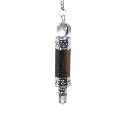 Generic Pendulum Hexagon Tiger Eye 6.5cm